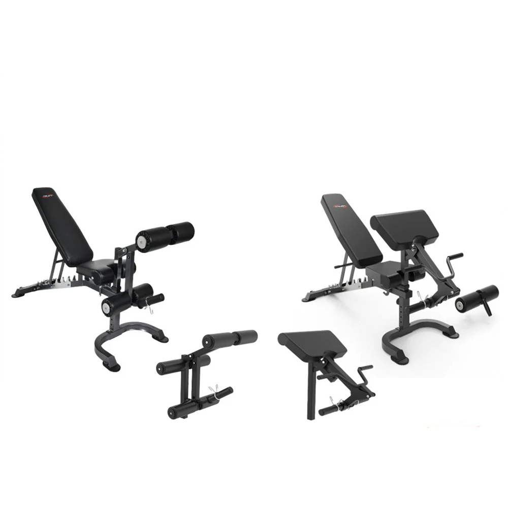 Exercise Bench FID Heavy Duty & Leg Curl Developer + Preacher